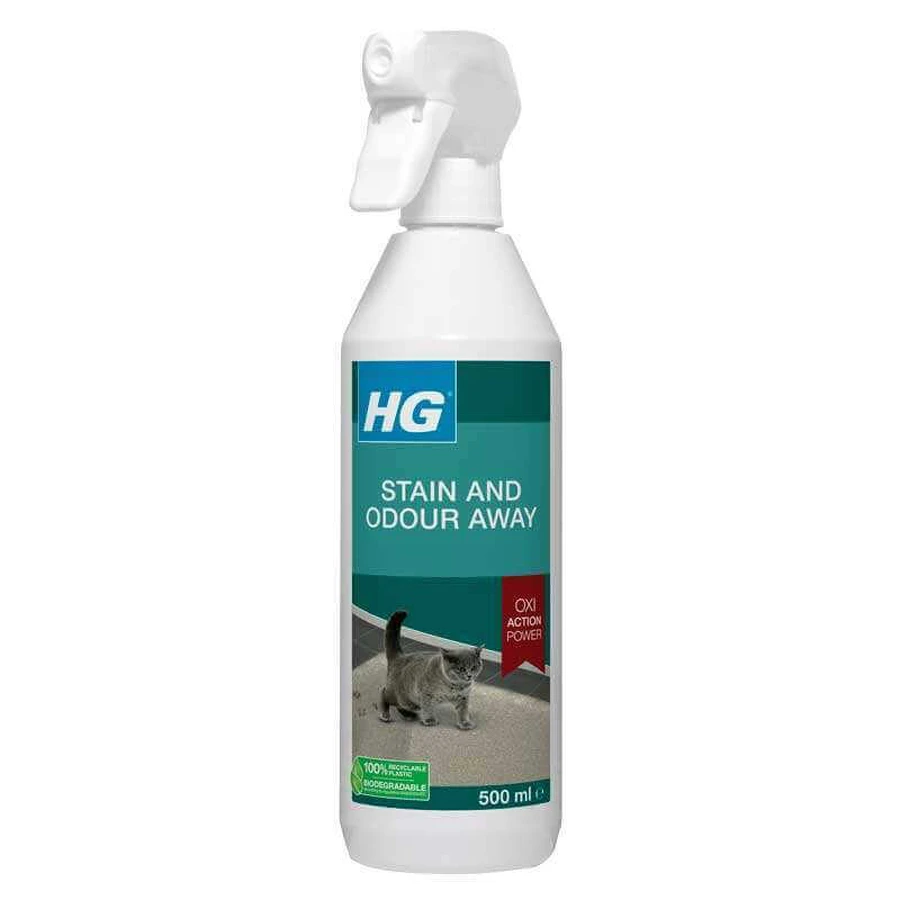 HG (ХГ) Stain and Odour Away - Засіб для виведення плям і неприємного запаху від котів; 500 мл: ціни та характеристики