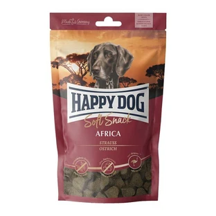 Happy Dog (Хеппі Дог) SoftSnack Africa - М'які снеки зі страусом і картоплею для собак різних порід; 100 г