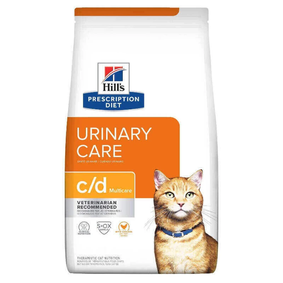 Hill's Prescription Diet c / d Multicare Urinary Care - Корм-дієта з куркою для кішок із захворюваннями сечовивідних шляхів; 400 г: ціни та характеристики