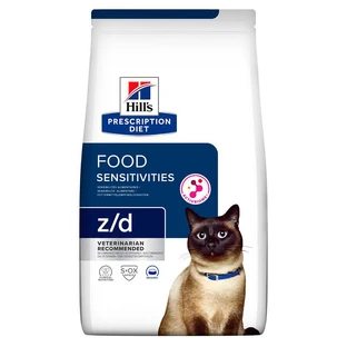Hill's Prescription Diet z/d - Сухой корм для котов с пищевой аллергией; 1,5 кг