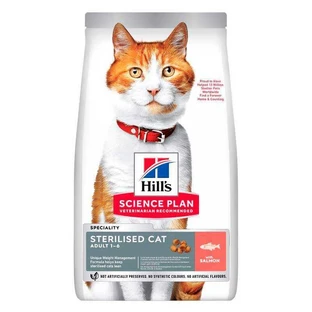 Hill's Science Plan Sterilised Cat Adult 1-6 with Salmon - Сухий корм з лососем для дорослих стерилізованих котів; 300 г