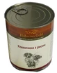 Hubertus Gold (Хубертус Голд) - Консервований корм яловичина з рисом для активних собак; 800 г