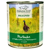Hubertus Gold (Хубертус Голд) Perlhuhn mit Susskartoffel – Консервированный корм Цесарка со сладким картофелем, овощами и льняным маслом для собак; 800 г