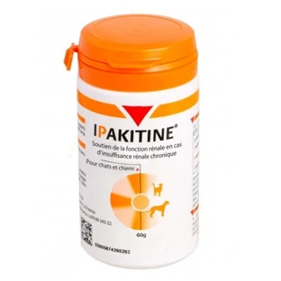 Ipakitine (Ипакитине) Специальная добавка для кошек и собак с заболеваниями почек и мочеполовой системы; 60 г