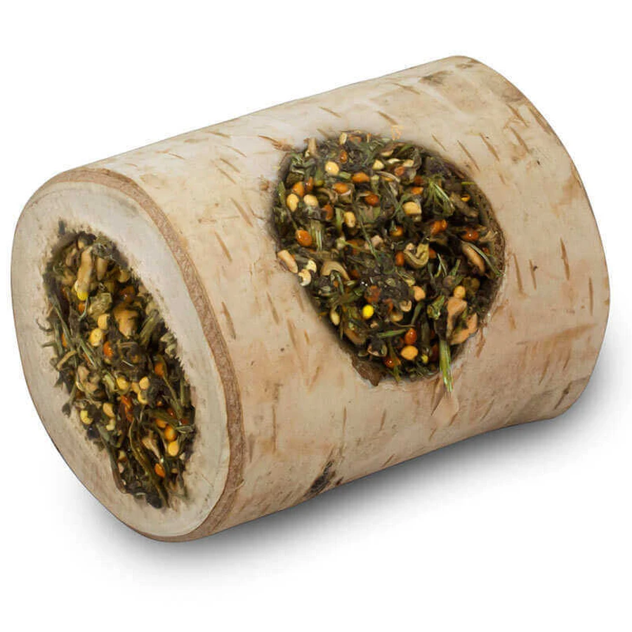 JR Farm (Джиер Фарм) Dandelion Nibbler Wooden Roll – Дерев'яний рол з їстівною начинкою із кульбабкою для гризунів; 100 г: ціни та характеристики