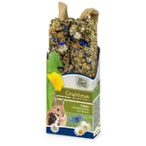 JR Farm (Джиэр Фарм) Grainless Farmys Daisy-Cornflower - Беззерновое лакомство с васильками и ромашкой в форме палочек для грызунов; 140 г