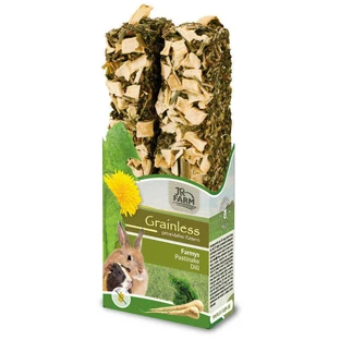 JR Farm (Джиэр Фарм) Grainless Farmys Parsnip-Dill - Беззерновое лакомство с пастернаком и укропом в форме палочек для грызунов; 140 г