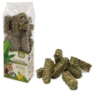 JR Farm (Джиэр Фарм) Grainless Health CBD Sticks Coolness - Беззерновые палочки с коноплей для грызунов с успокоительным эффектом; 75 г