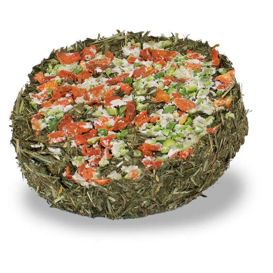 JR Farm (Джиэр Фарм) Hay-Cake Vegetables - Лакомство с овощами для карликовых кроликов и грызунов; 75 г: цены и характеристики