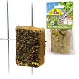 JR Farm (Джиэр Фарм) Natural Mineral Adobe Herbs – Камень минеральный глиняный с травами для всех видов грызунов и карликовых кроликов; 100 г