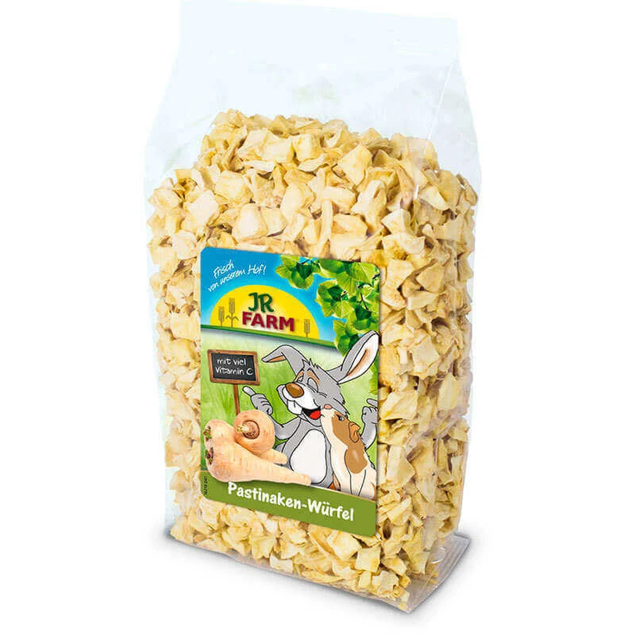 JR Farm (Джиэр Фарм) Parsnips – Пастернак сушёный кубиками для грызунов; 125 г: цены и характеристики