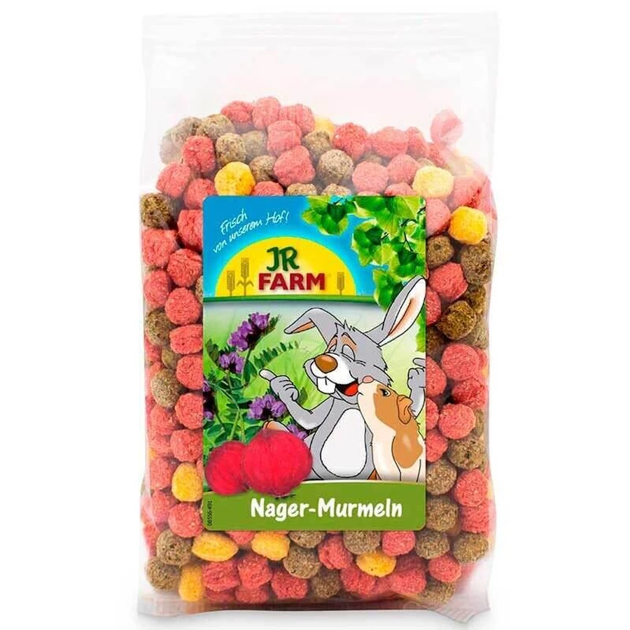 JR Farm (Джиэр Фарм) Rodents' Marbels - Лакомство хрустящие снеки со свеклой, кукурузой, люцерной для грызунов; 150 г: цены и характеристики