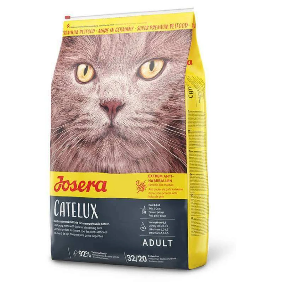 Josera Catelux - Сухий корм з птицею для котів зі схильністю до утворення грудок вовни; 400 г: ціни та характеристики