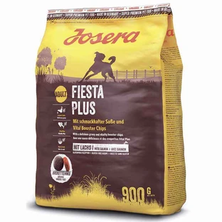 Josera FiestaPlus – Сухий корм з лососем і домашньою птицею для собак; 900 г