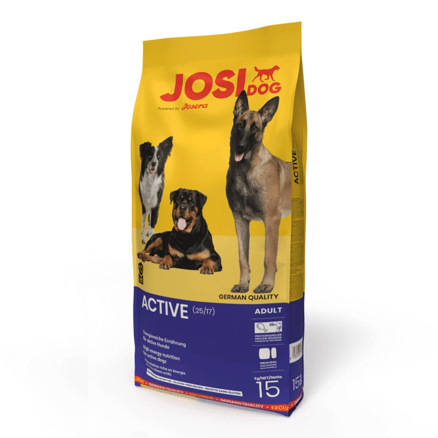 JosiDog by Josera Adult Active (25/17) - Сухой корм для активных взрослых собак; 15 кг: цены и характеристики