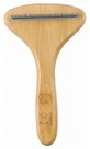 M-Pets (М-Петс) Bamboo Rake Comb with Rotating Teeth - Расческа с вращающимися зубьями из бамбука для собак и котов; 31 зуб.