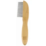 M-Pets (М-Петс) Bamboo Regular Comb with Rotating Teeth - Расческа с вращающимися зубьями из бамбука для собак и котов; 31 зуб.