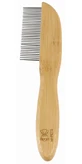 M-Pets (М-Петс) Bamboo Regular Comb with Rotating Teeth - Гребінець з зубами, що обертаються, з бамбука для собак та котів; 31 зуб.