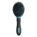 M-Pets (М-Петс) Hairdo Bristle Brush - Щітка-гребінець для догляду за шерстю собак; 7,5x22 см (Блакитно-чорний)
