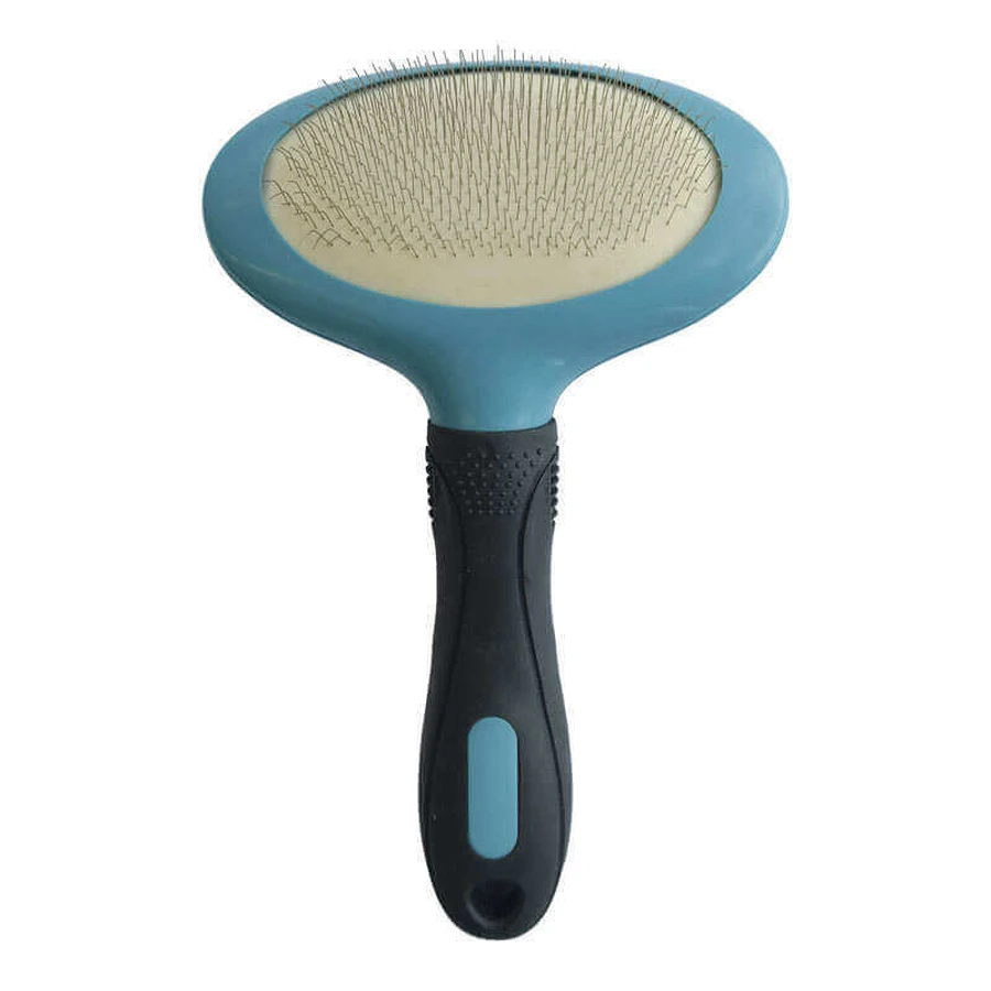 M-Pets (М-Петс) Hairdo Oval Slicker Brush - Щітка-пуходерка овальна для догляду за шерстю собак; L: ціни та характеристики