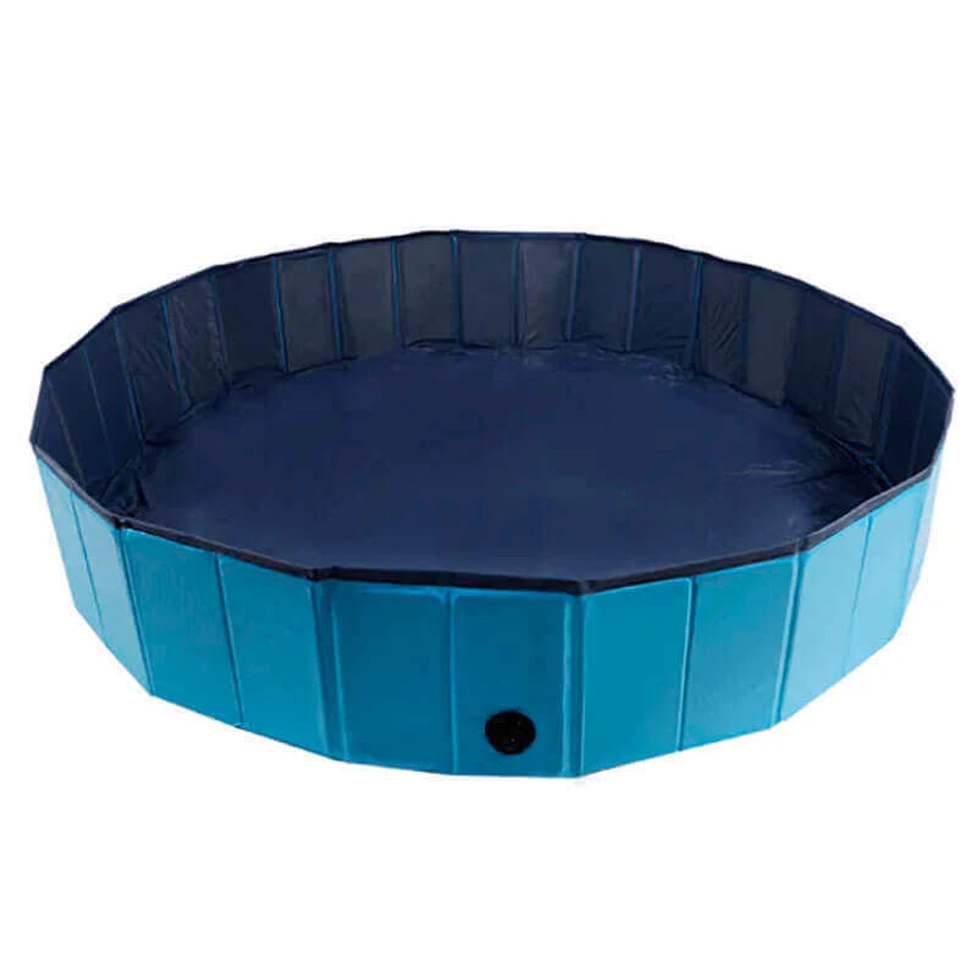 M-Pets (М-Петс) PLUF Swimming Pool - Складной бассейн для собак; L (160х30 см) (Синий / Голубой): цены и характеристики