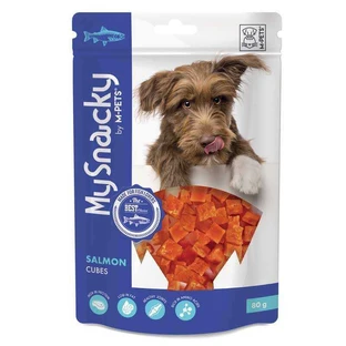 M-Pets (М-Петс) Salmon Cubes - Ласощі Кубики з лососем для собак; 80 г