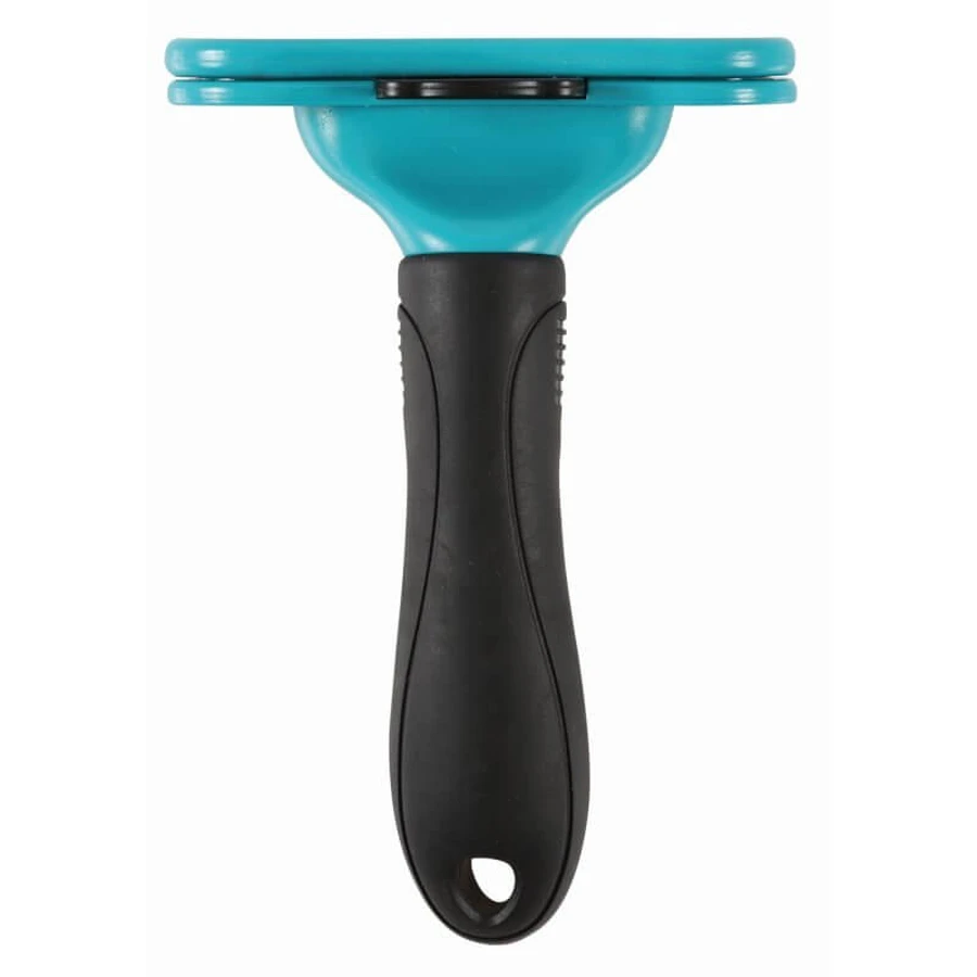 M-Pets (М-Петс) Stylus Deshedding Brush - Дешеддер для видалення шерсті, що випала під час линяння для собак і котів; L: ціни та характеристики