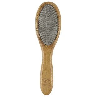 M-Pets Bamboo Brush - Щетка бамбуковая для расчесывания шерсти котов и собак; 22х6 см