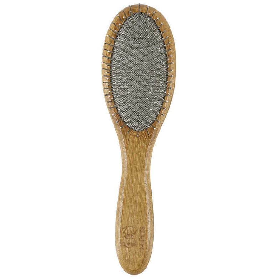 M-Pets Bamboo Brush - Щітка бамбукова для розчісування шерсті котів та собак; 22х6 см: ціни та характеристики