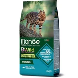 Monge BWild Grain Free Tuna Sterilized Adult Cat - Сухий беззерновий корм із тунця для стерилізованих котів; 1,5 кг