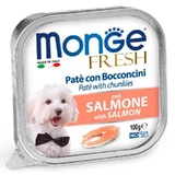 Monge DOG FRESH - Ніжний паштет з лососем для собак; 100 г
