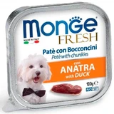Monge DOG FRESH - Ніжний паштет з м'ясом качки для собак; 100 г