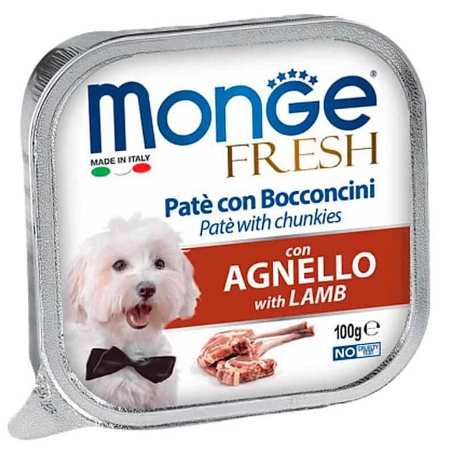 Monge DOG FRESH - Нежный паштет с мясом ягненка для собак; 100 г: цены и характеристики