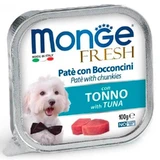 Monge DOG FRESH - Ніжний паштет з тунця для собак; 100 г