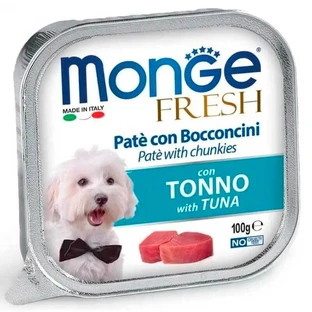 Monge DOG FRESH - Нежный паштет из тунца для собак; 100 г
