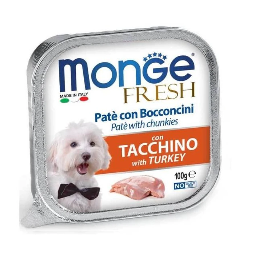 Monge DOG FRESH - Ніжний паштет з індичкою для собак; 100 г: ціни та характеристики