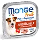 Monge DOG FRUIT - ΠΠ΅ΠΆΠ½ΡΠΉ ΠΏΠ°ΡΡΠ΅Ρ Ρ ΡΠ³Π½Π΅Π½ΠΊΠΎΠΌ ΠΈ ΡΠ±Π»ΠΎΠΊΠΎΠΌ Π΄Π»Ρ ΡΠΎΠ±Π°ΠΊ; 100 Π³