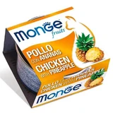 Monge Fruits Cat Adult - Вологий корм з куркою та ананасом для дорослих котів; 80 г