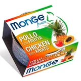 Monge Fruits Cat Adult - Вологий корм з куркою та фруктами для дорослих котів; 80 г