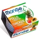 Monge Fruits Cat Adult - Вологий корм з куркою та фруктами для дорослих котів; 80 г