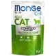 Monge Grill Adult Cat Rabbit – Консервований корм із кроликом для дорослих котів (шматочки в желе); 85 г