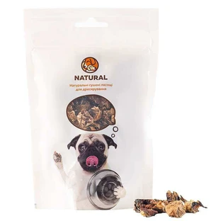 Natural (Натураль) Лакомство сушёное – лёгкие говяжьи для дрессировки собак; 50 г (Maxi)