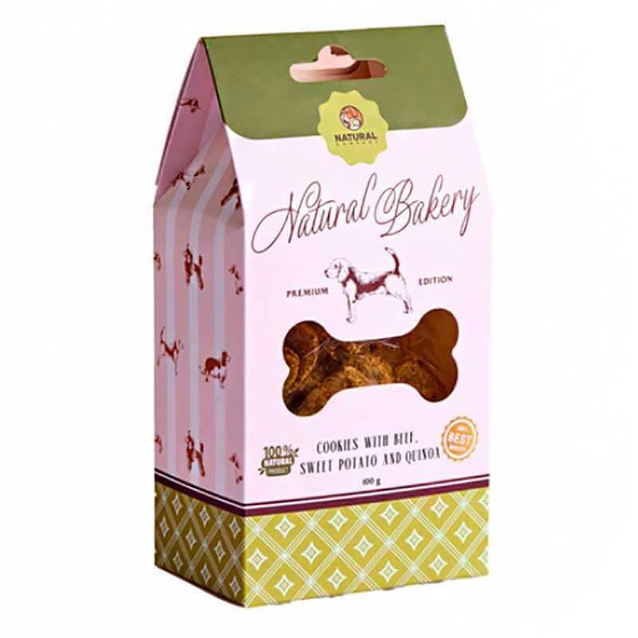 Natural (Натураль) Ласощі – Печиво з яловичиною, бататом та кіноа для собак; 100 г: ціни та характеристики