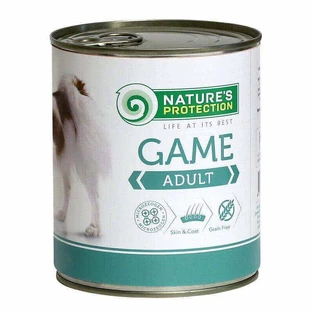 Nature's Protection Adult Game – Консервований корм з м'ясом дичини для дорослих собак; 400 г