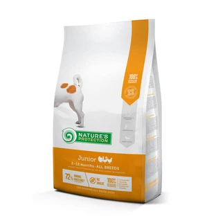 Nature's Protection Junior All Breeds – Сухой корм с мясом птицы для щенков всех пород; 2 кг