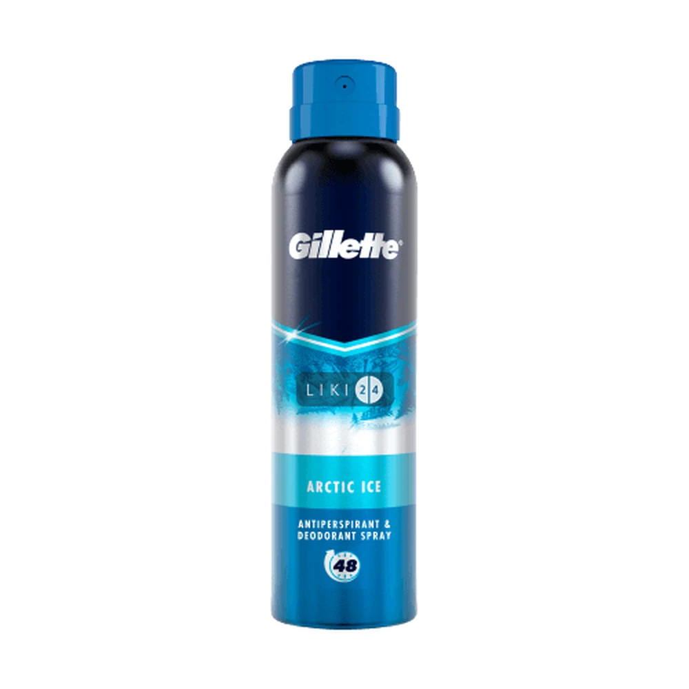 Дезодорант-антиперспірант аерозольний Gillette Arctic Ice 150 мл: ціни та характеристики