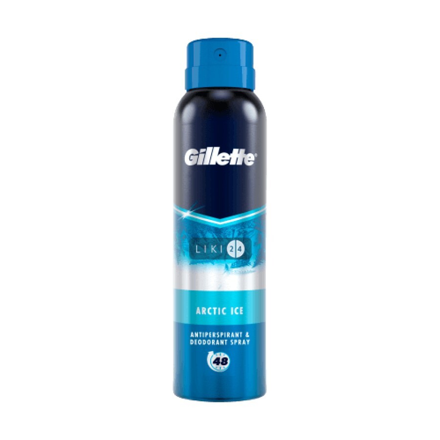 Дезодорант-антиперспирант аэрозольный Gillette Arctic Ice 150 мл: цены и характеристики