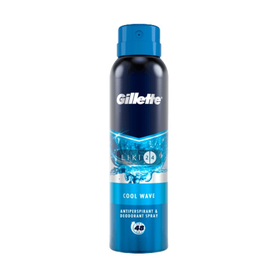 Дезодорант-антиперспірант аерозольний Gillette Cool Wave 150 мл: ціни та характеристики