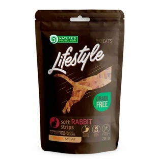 Nature's Protection Lifestyle Soft Strips Rabbit – Лакомство из кролика для котов; 75 г
