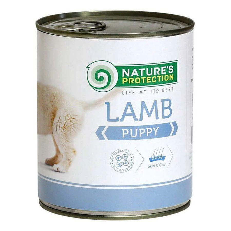 Nature's Protection Puppy Lamb – Консервований корм з м'ясом ягняти для цуценят; 400 г: ціни та характеристики